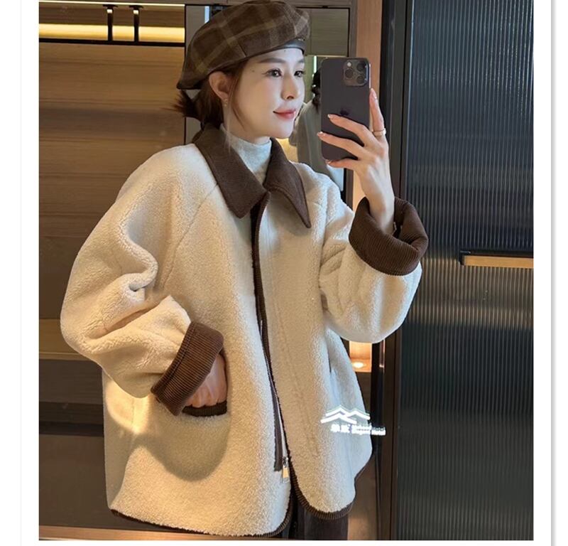 初回送料無料 コート 開襟上着 ヒツジの毛 レーディスファション商品 おしゃれコート