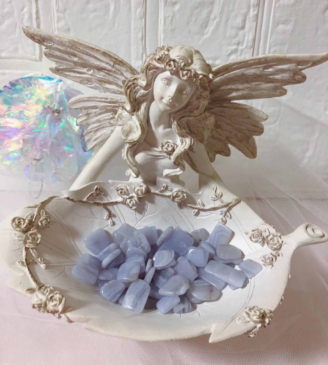 ブルーレースアゲートさざれ石 50g | ～天使からの贈り物～エンジェ  