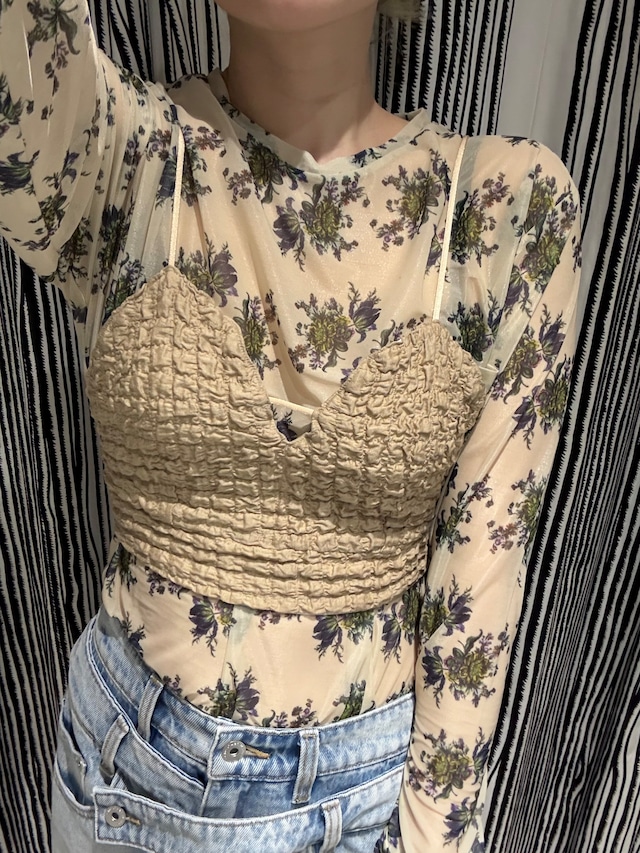 【26SS】FUMIE TANAKA フミエタナカ / patch bustier