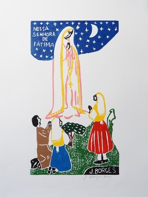 J.BORGES ジョタ・ボルジェス 木版画 L【NOSSA SENHORA DE FATIMA】