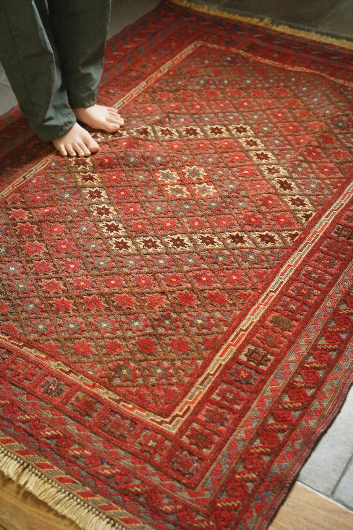 1485-Vintage Mashwani rug