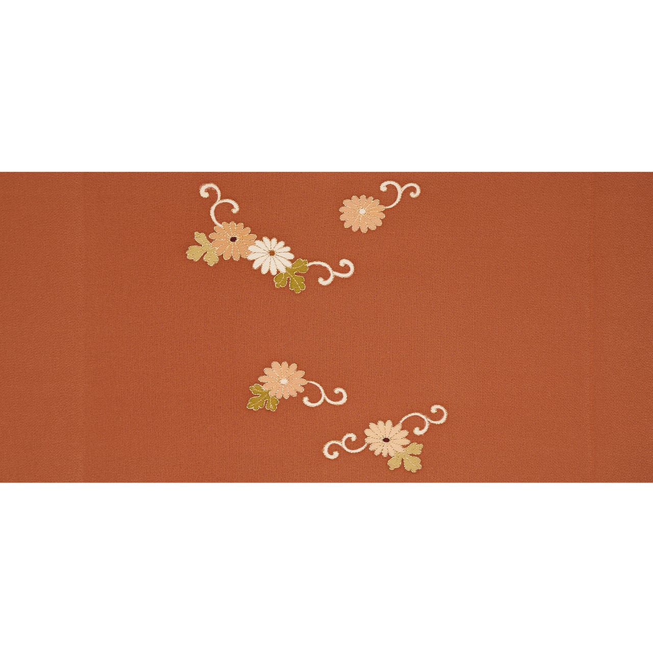 志ま亀 菊唐草の模様 手描友禅開名古屋帯【未着用品】 | かわの屋