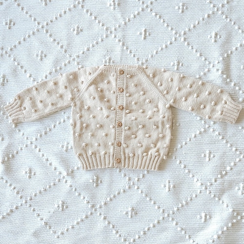 Penoora’s - Popcorn CARDIGAN / Natural