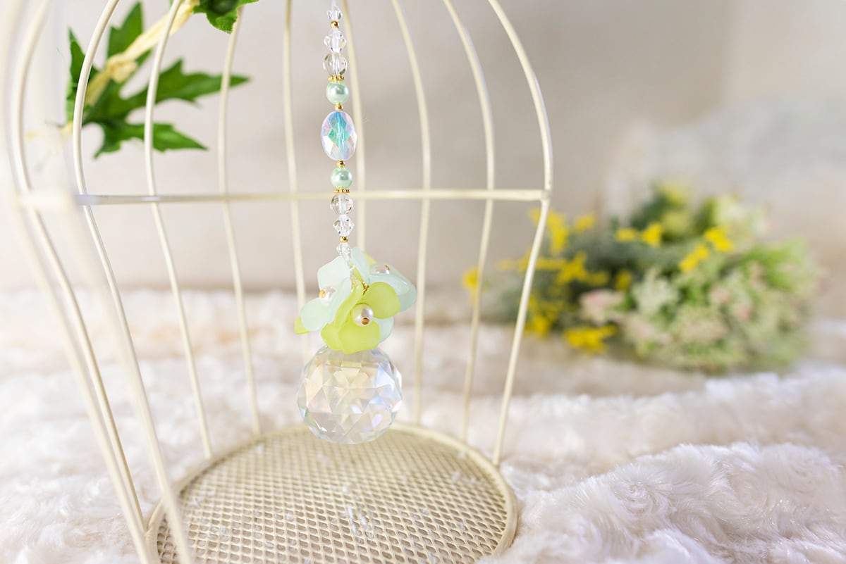 製品【3個入】お花のサンキャッチャー：グリーン | Shop Juge