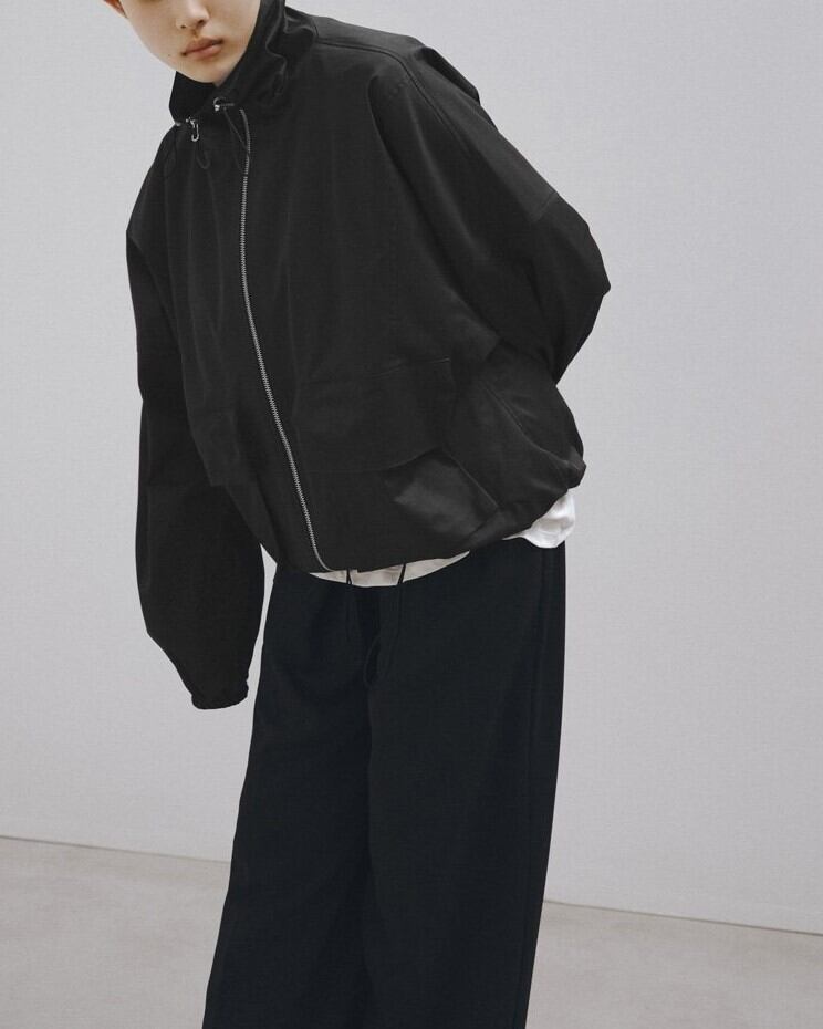 todayful Standcollar Zip Blouson 黒　Black Standcollar Zip Blouson（ブルゾン）｜TODAYFUL（トゥデイフル