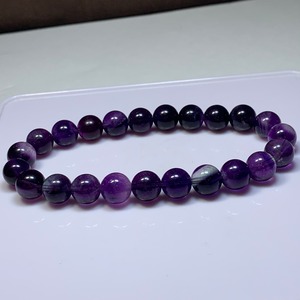 A59.ディープパープルフローライト ブレスレット