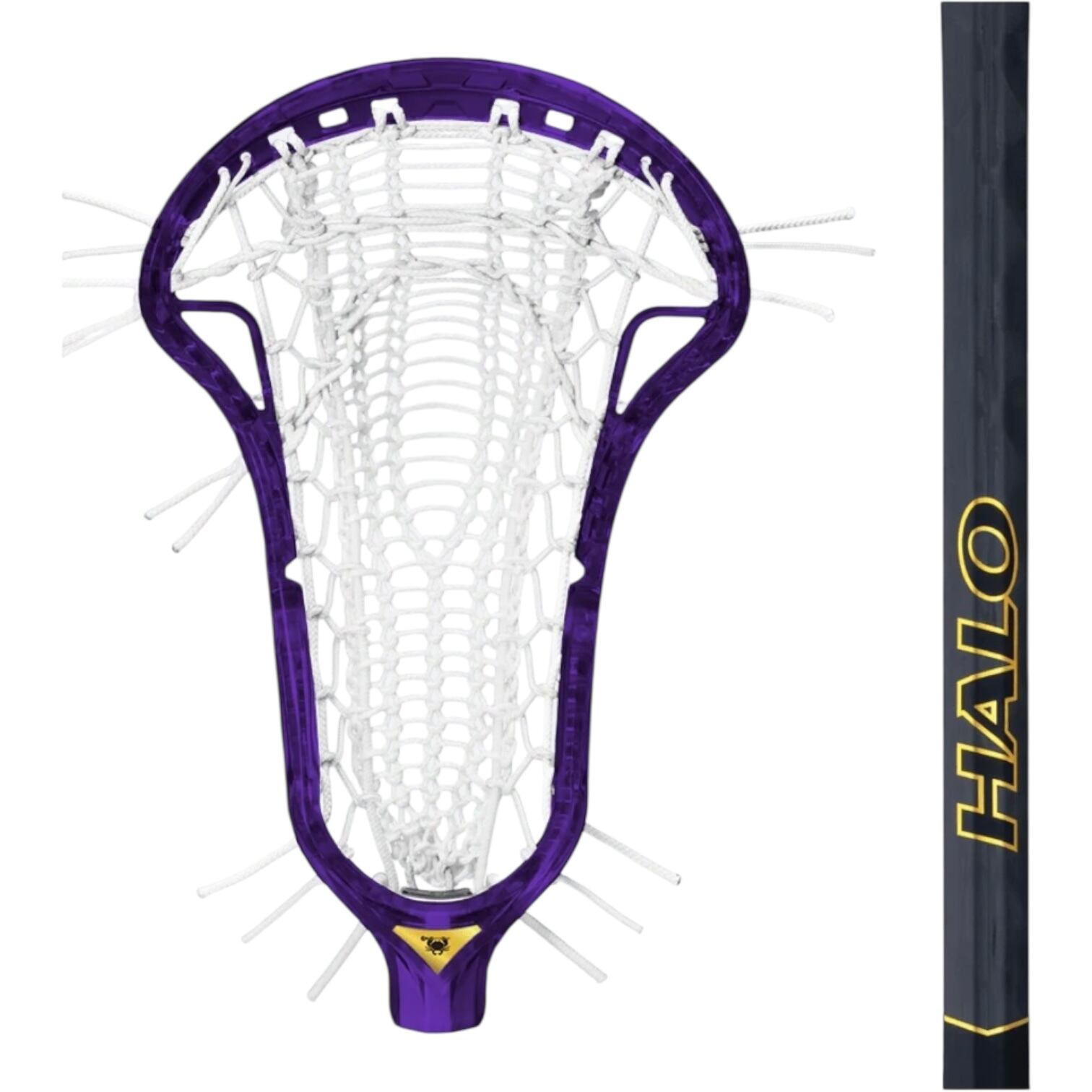 ECD HALO レディース コンプリート ラクロススティック パープル