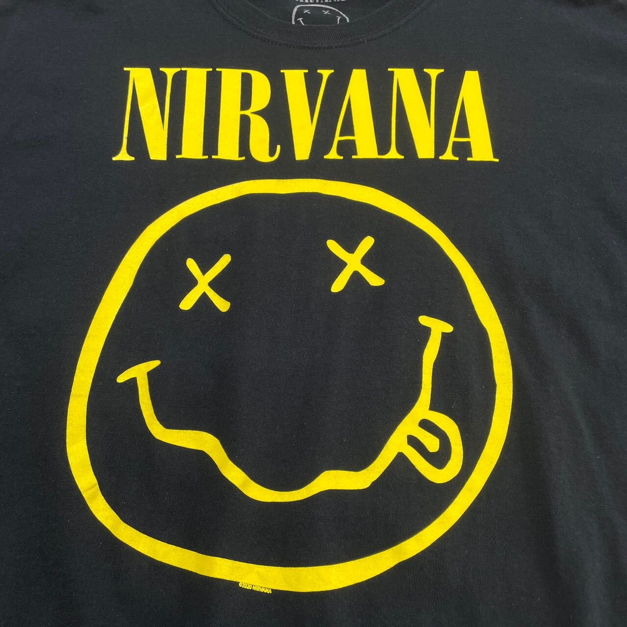 00年代 NIRVANA ニルヴァーナ スマイル バンドTシャツ バンT メンズL 