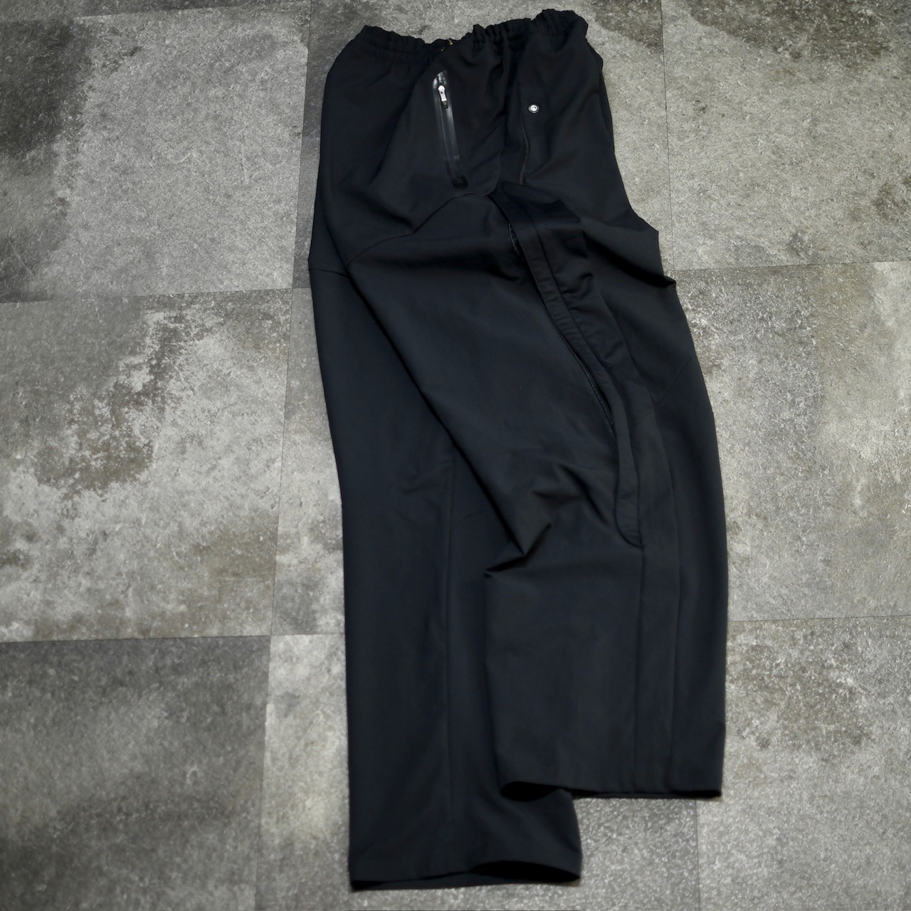 adidas side zip design wide nylon pants