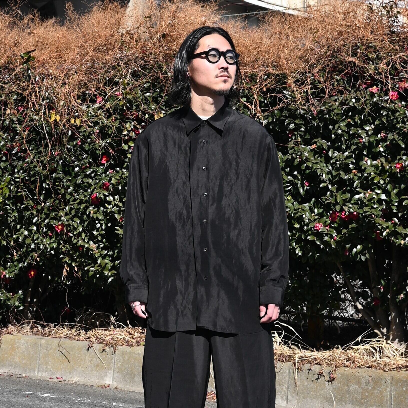 Nonnotte / Cascade Placket Oversized Shirt | GANKO