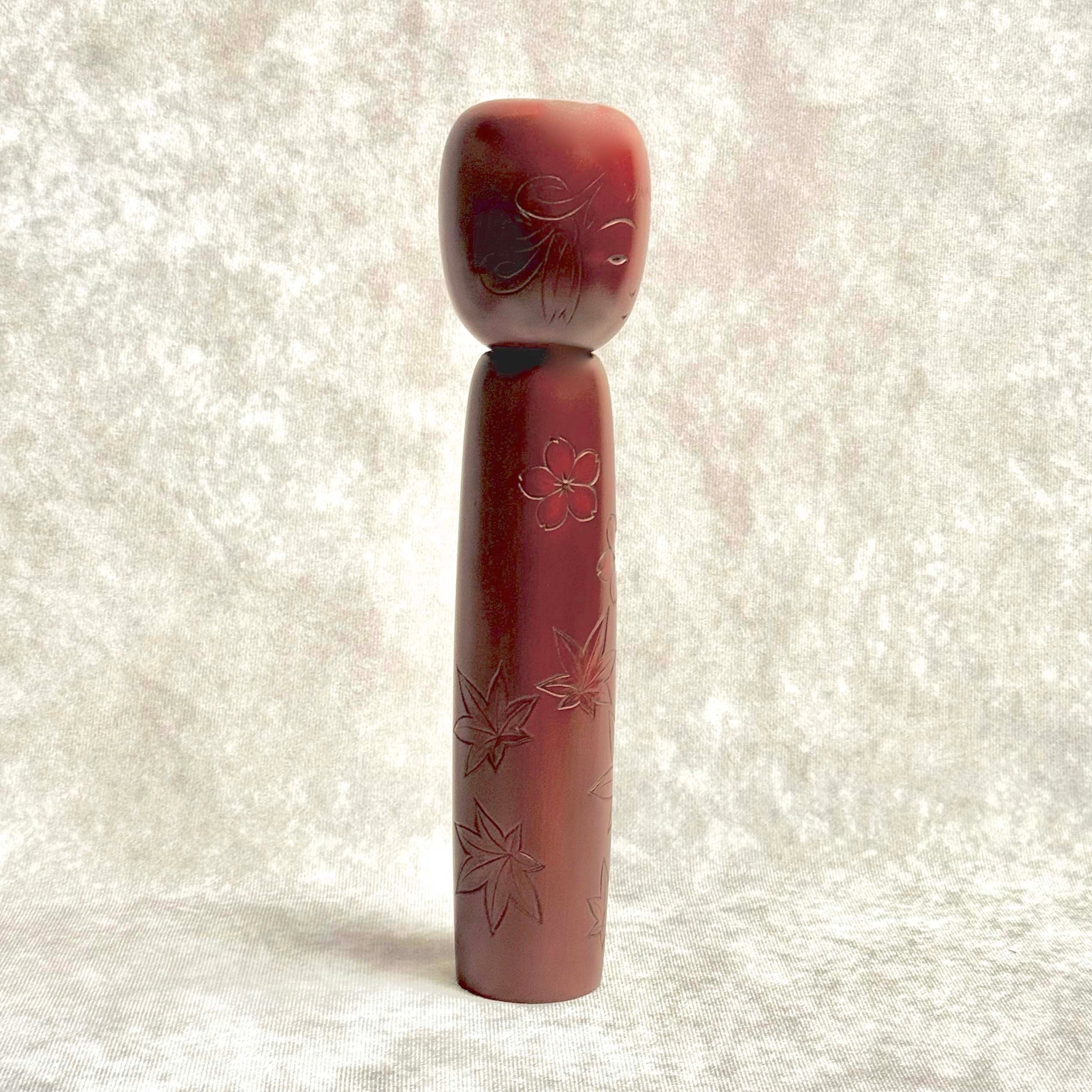 伝統工芸「鎌倉彫こけし」(No.46)