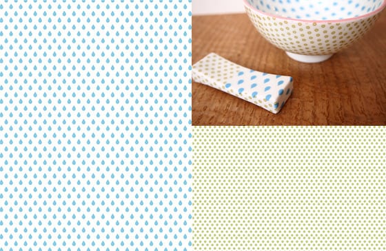 50%OFF SIZUKU ブルー&グリーン A3(ポーセリンアート転写紙)