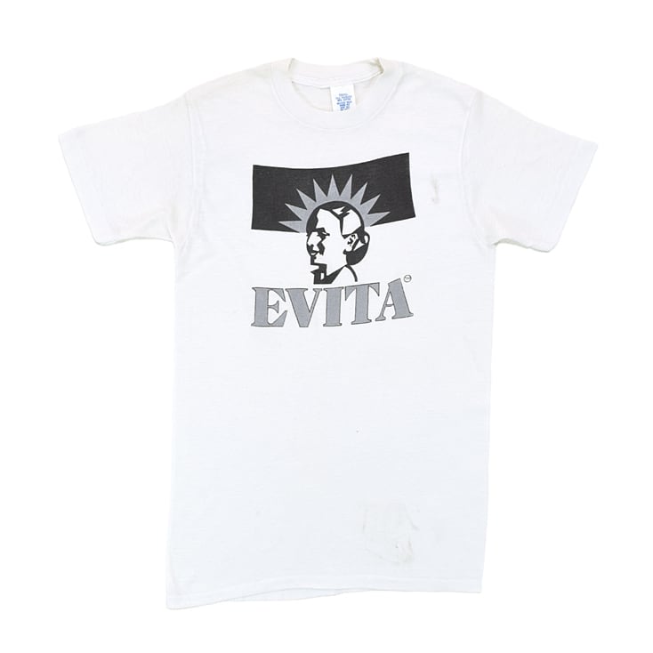 Tシャツ/カットソー(半袖/袖なし)エビータEvita マドンナ 映画Tシャツ