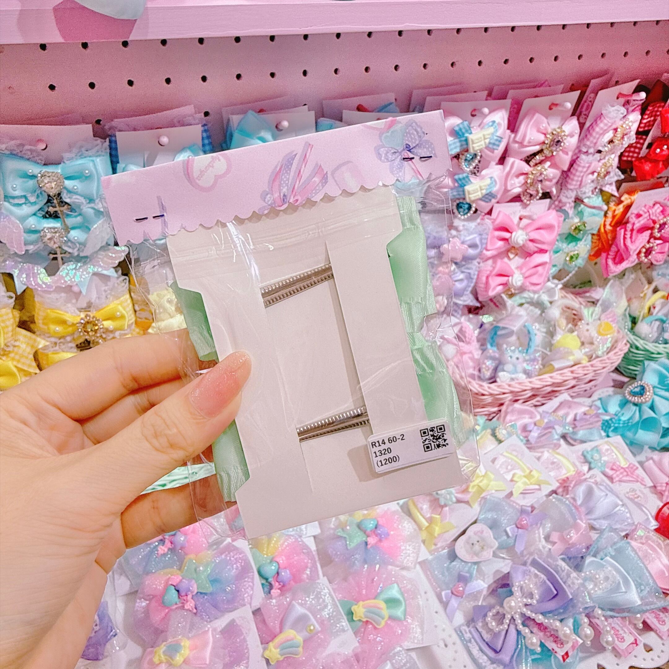 【R14】60-2推しカラーツインクリップ(グリーン)