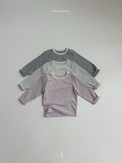 韓国子供服 / Atomeme / 26Autumn / Moen Stripe T-Shirt / 秋服 *S~XL*