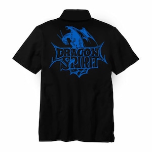 ドラゴンスピリット ポロシャツ「Single Head Polo-Shirt」-BLACK- / GAMES GLORIOUS