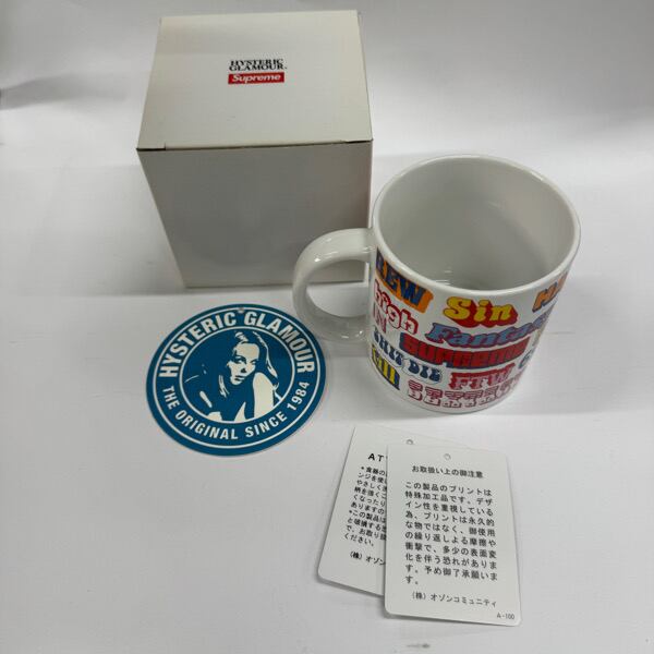 シュプリーム &ヒステリックグラマー　マグカップ　supreme Supreme×HYSTERIC GLAMOUR/シュプリーム×ヒステリックグラマー【17AW
