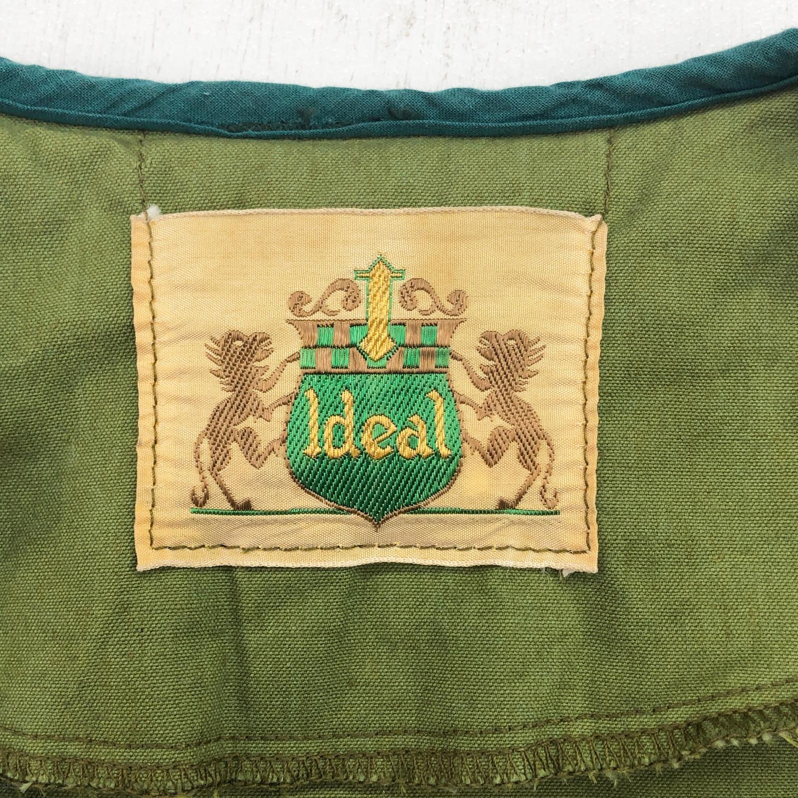 USA製 IDEAL フィッシングベスト ワッペン ヴィンテージ アウトドア IDEAL イデアル アイディール 60- 70年代 ハンティングベスト