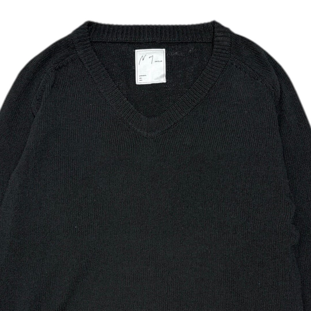 Ancellm 25AW UV Neck Pullover Knit | A WORD.ONLINE SHOP