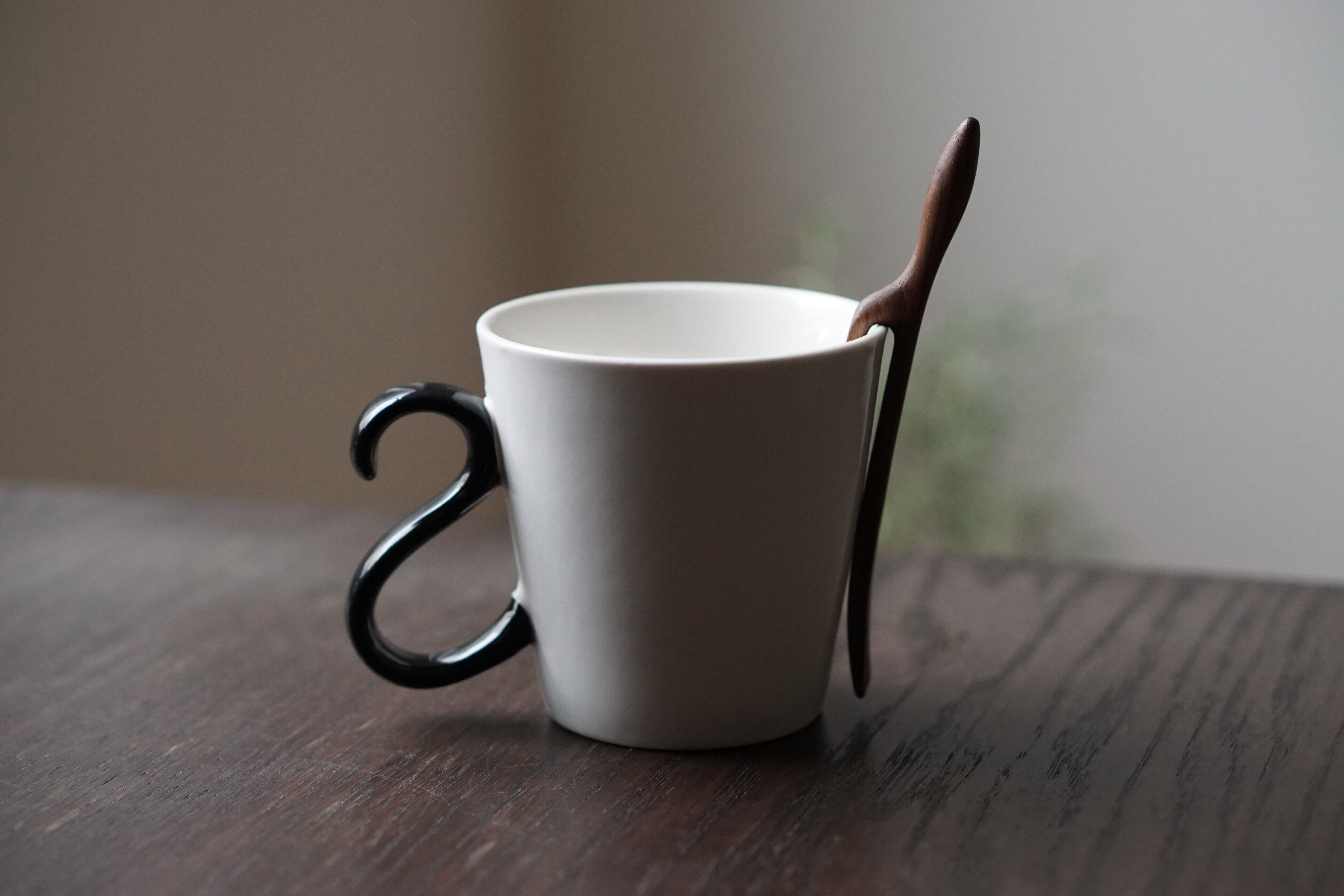 コップに掛ける木のマドラー M（チーク）A009-2 | Nature Loss Art