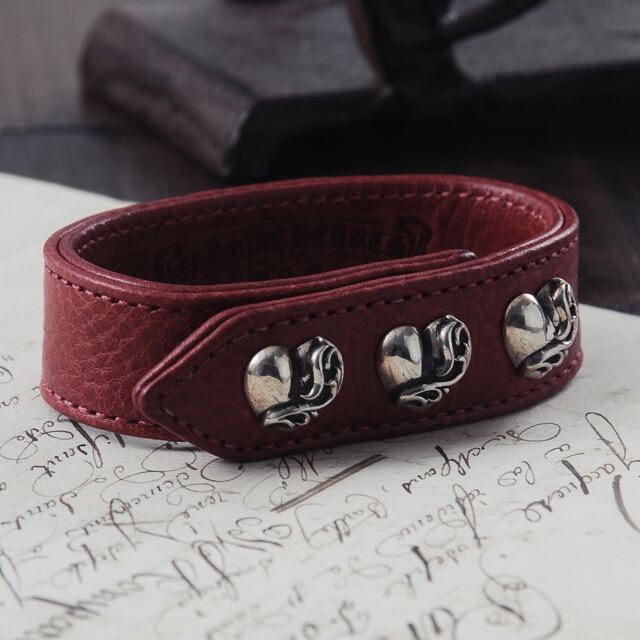CHROME HEARTS クロムハーツ Bracelet ブレスレット】3ボタン2スナップ