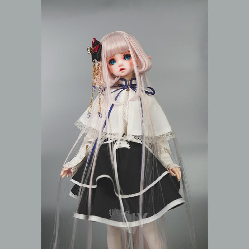 BJDドール用ウィッグ wig ☆クラゲカット スーパーロング 長髪 BJDドール用ウィッグ wig ☆クラゲカット スーパーロング 長髪