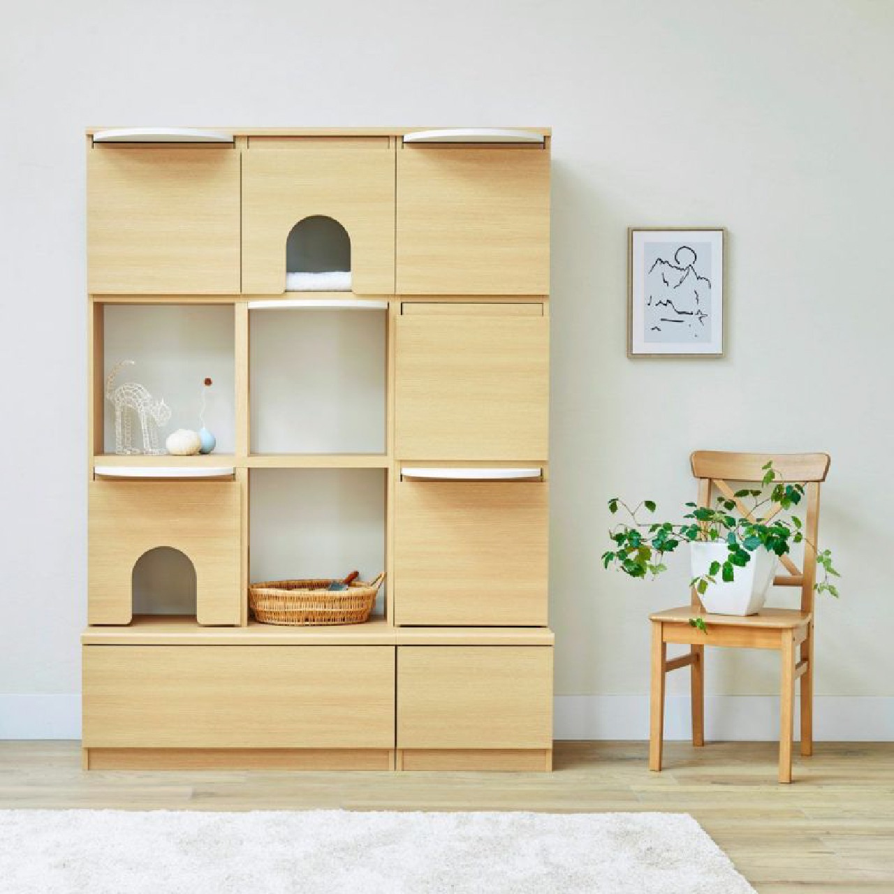 ニャコモ　ラック W90　NCM-1890H NA