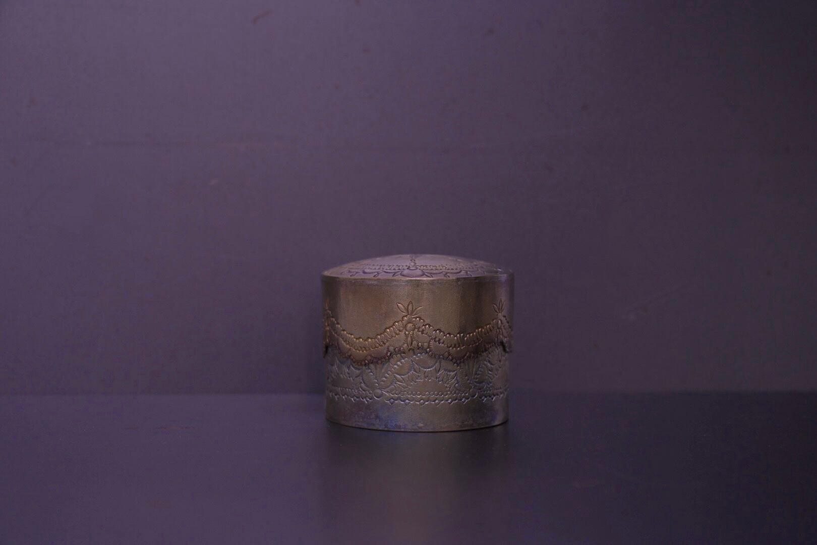 西川美穂 レース模様茶入れ 小