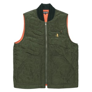 PASS PORT / TILED PUFF PACKERS VEST OLIVE