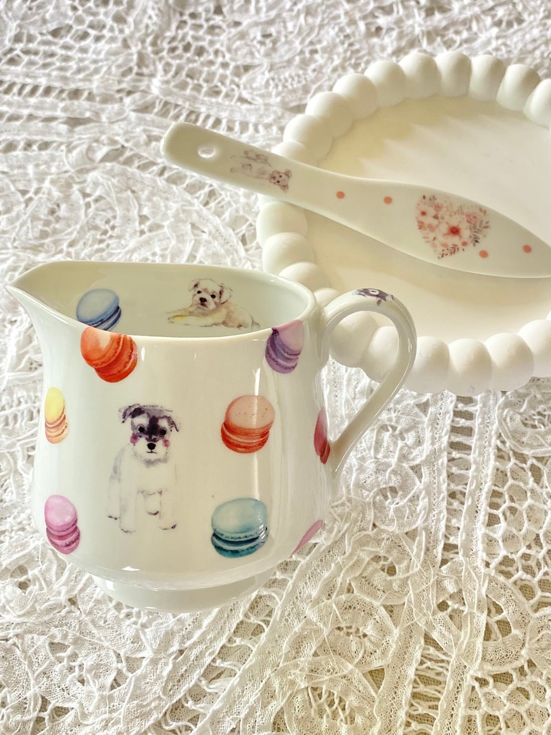 白磁用 水彩カラフルマカロン A4サイズ （ポーセリンアート用