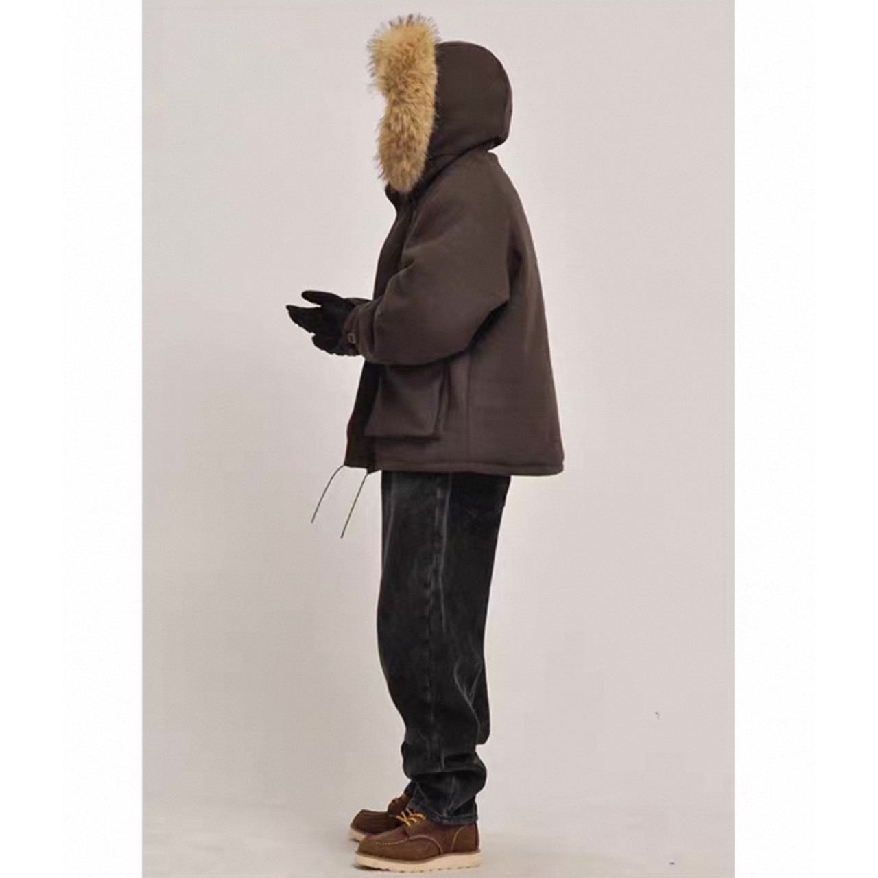 Loose fit corduroy straight pants 1196 - 6