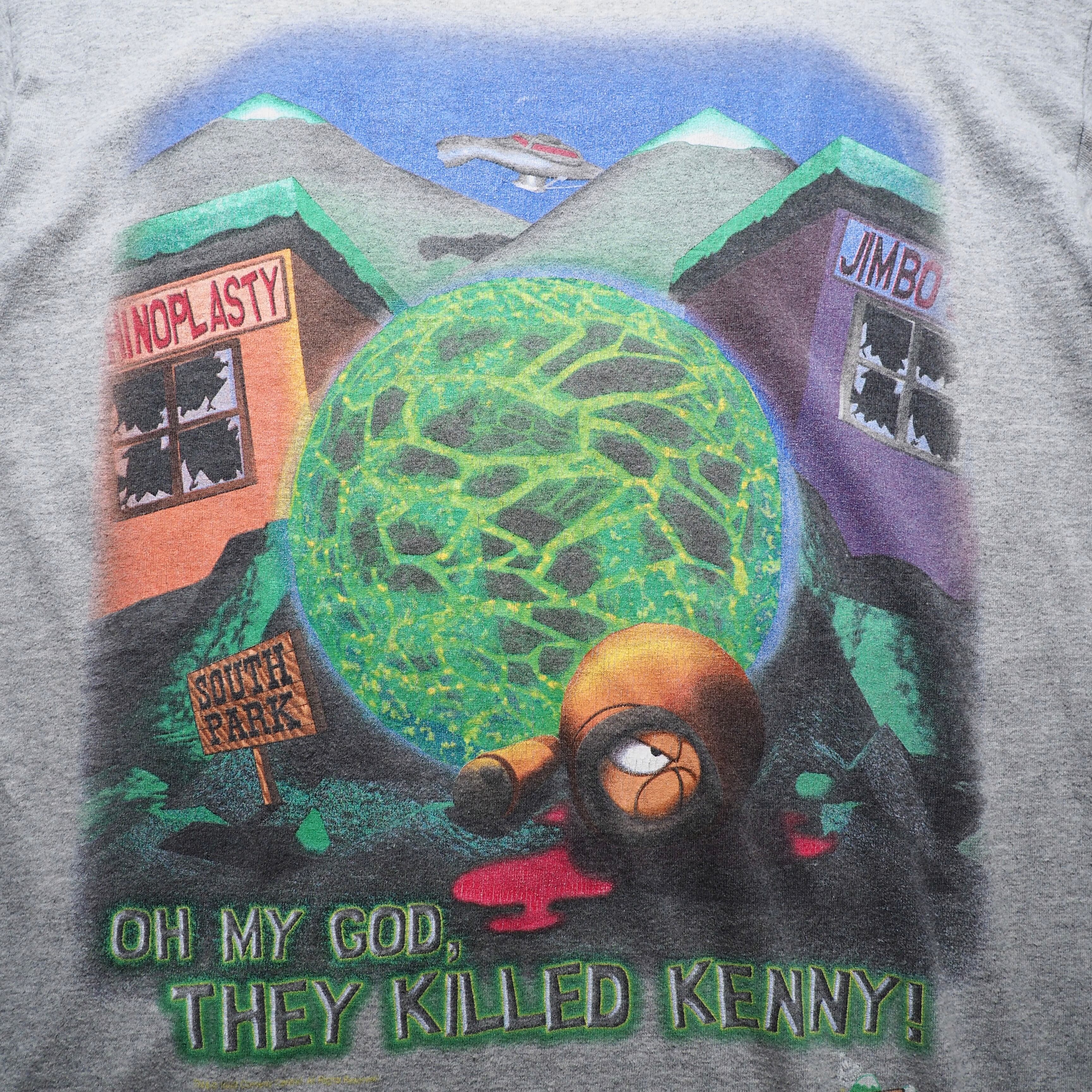 1998s ” SOUTH PARK Kenny ” printed vintage SS Tee