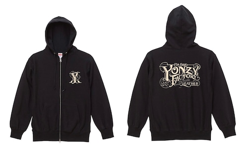 YONZY 10th anniversary  ジップパーカー　ブラック