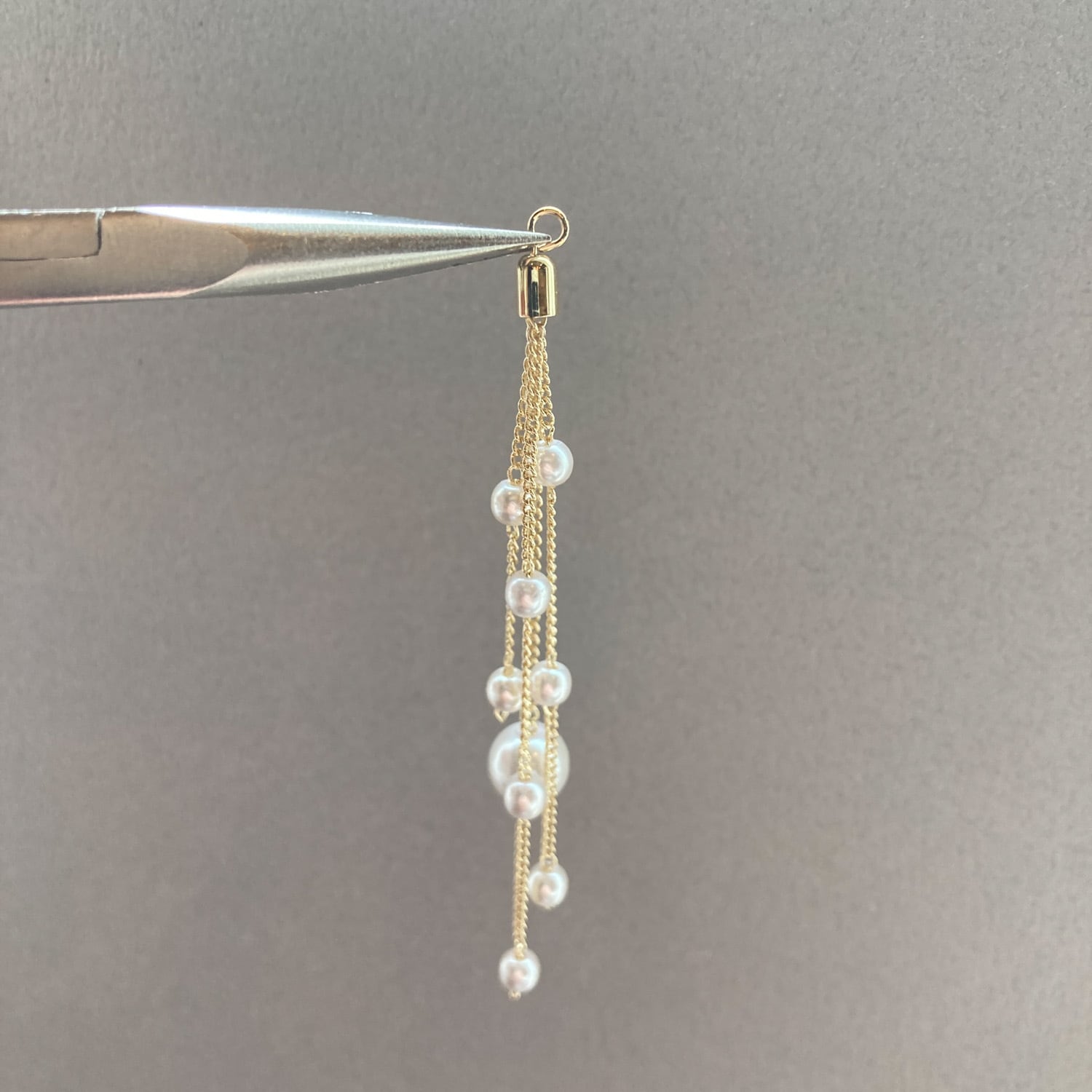 ゴールドチェーン パール タッセル ネックレス ゴールドチェーン パール タッセル ネックレス