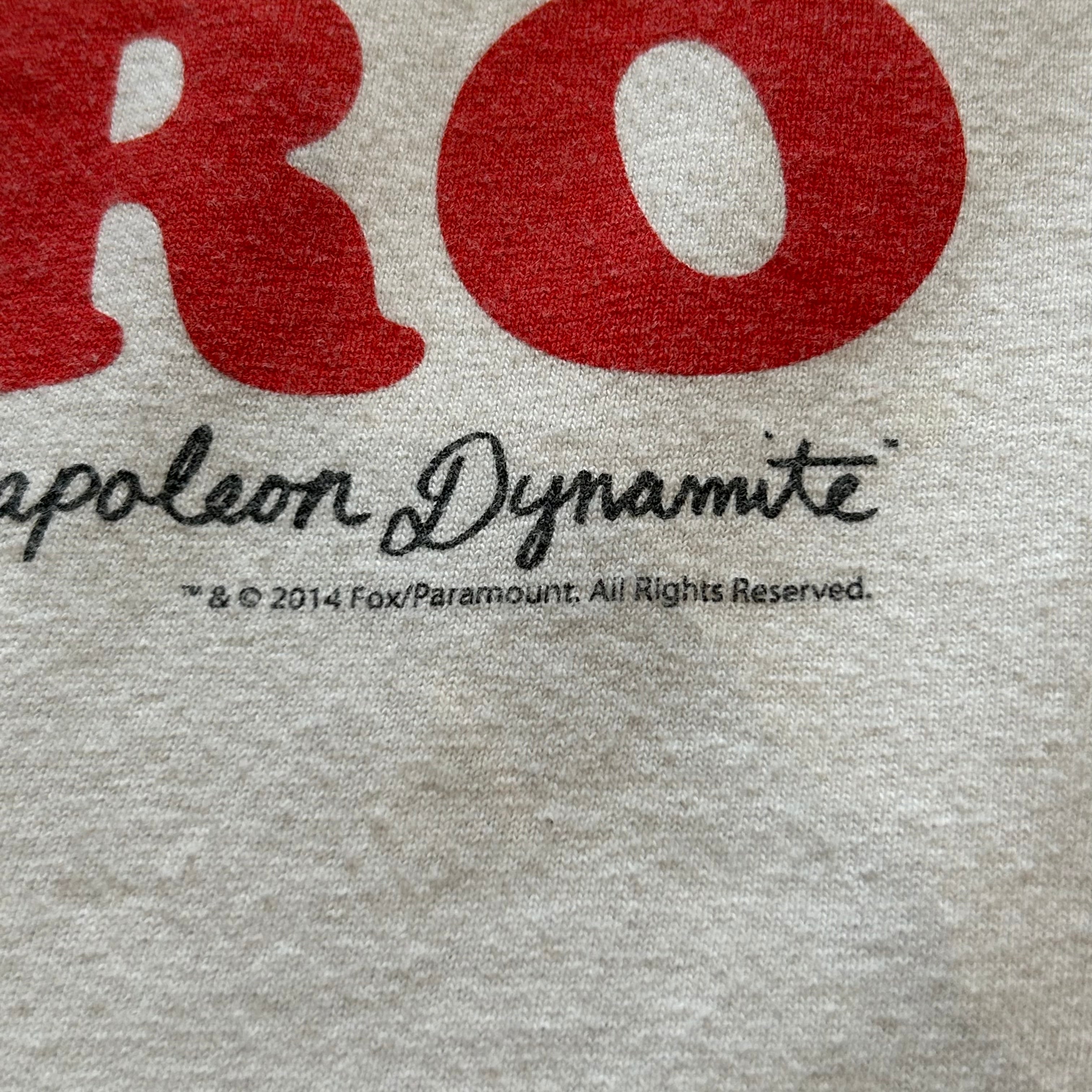 00s Napoleon Dynamite ”VOTE FOR PEDRO“ ringer t-shirt【高円寺店  