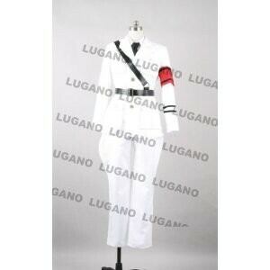 DK953　咎狗の血 （とがいぬのち）　★ シキ　白軍服  風 コスプレ衣装　　完全オーダメイドも対応 a25c1e4a1a3694ab7ee7f23b35ec0e