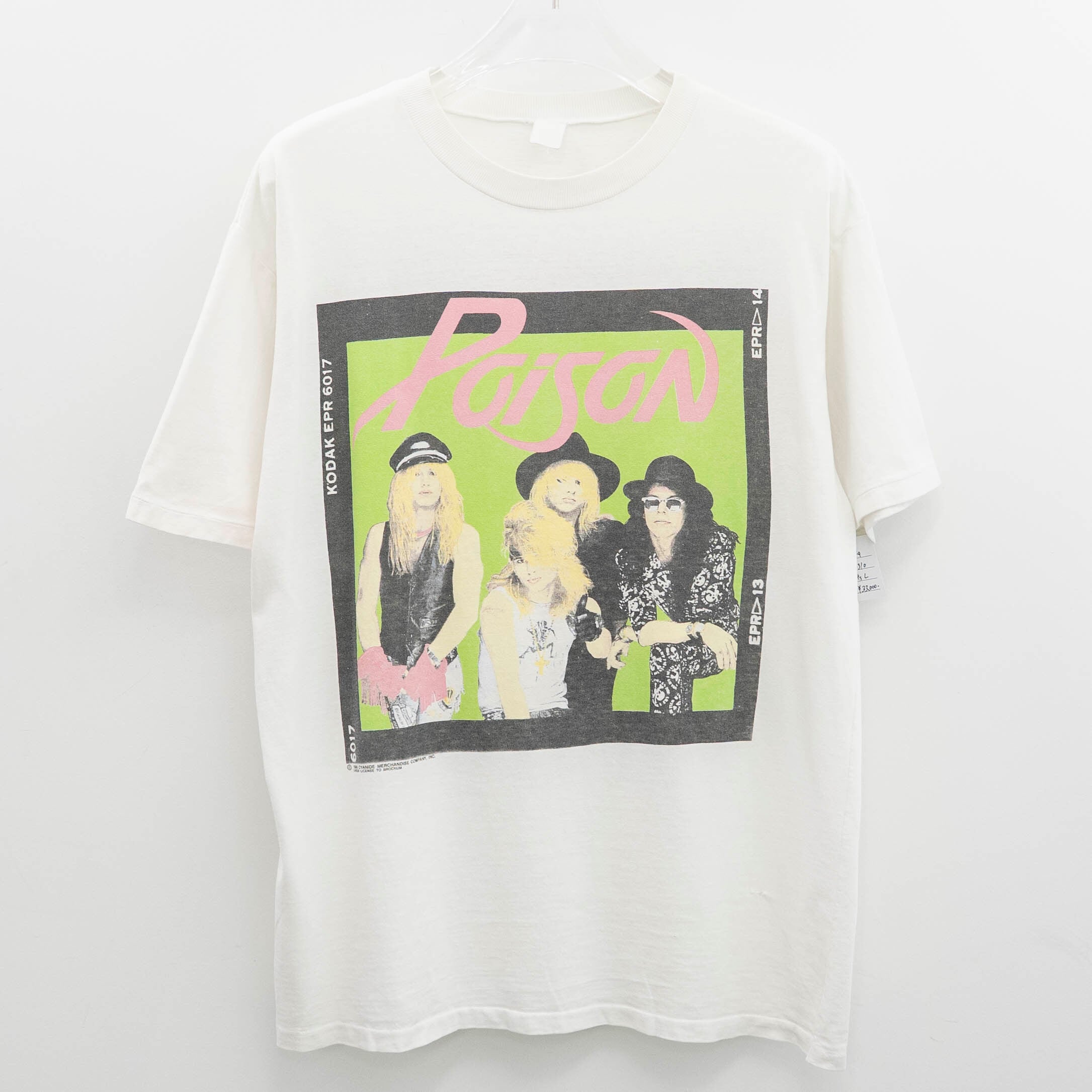 Poison " Bobby Rinkki Bret C.C. " Fade Tag Fits L 【A7-49】