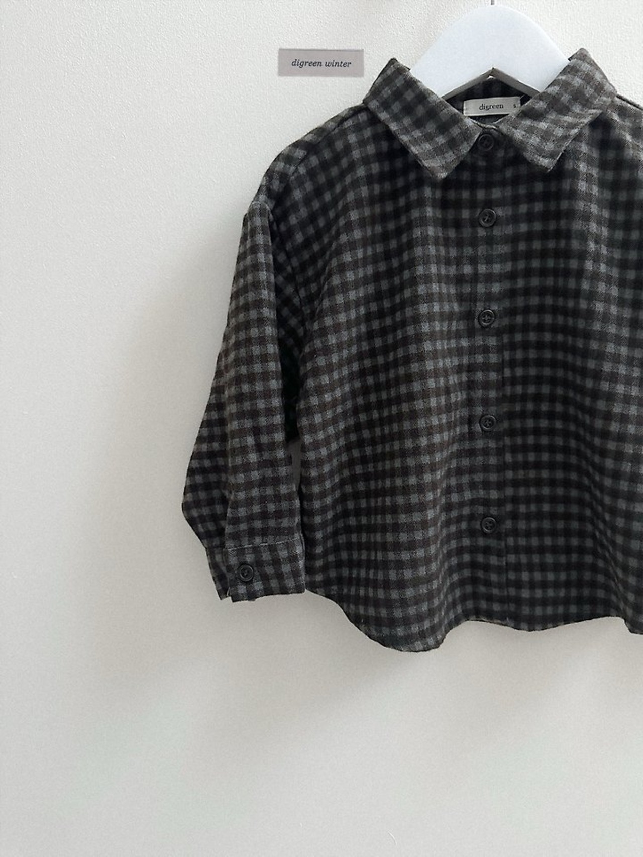 〖取寄〗韓国子供服 / 26winter / Digreen / モナチェックシャツ / キッズ / 冬服 *S~2XL*