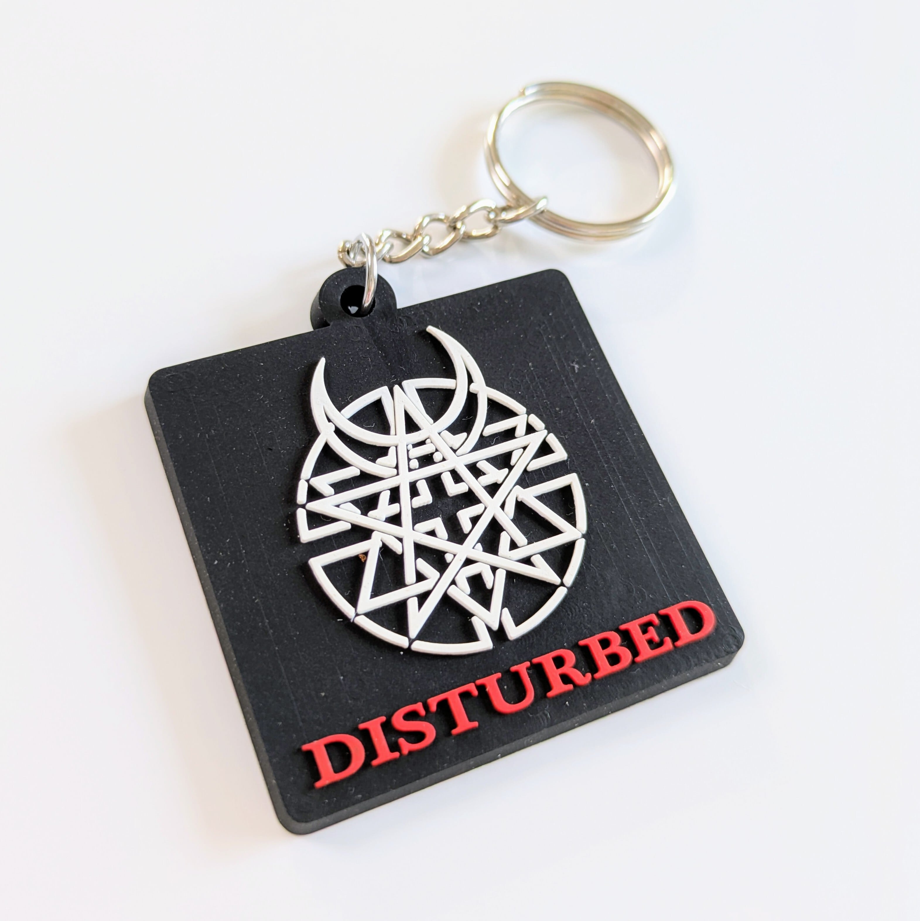 ☆ 送料無料！ ★ラバーキーホルダー★〘5082〙【 Disturbed（ディスターブド）】 〚アメリカン雑貨 アメトイ〛