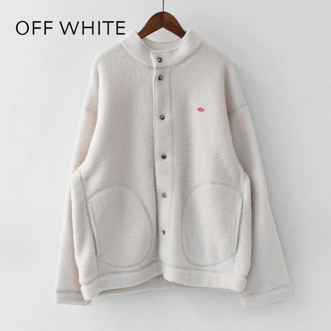 DANTON [ダントン] M DOUBLE FACE BOA STAND COLLAR CARDIGAN [DT