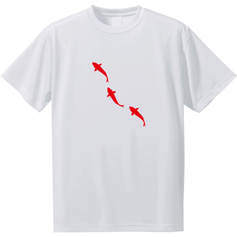 金魚シルエットロゴドライTシャツ | エナー(ener)