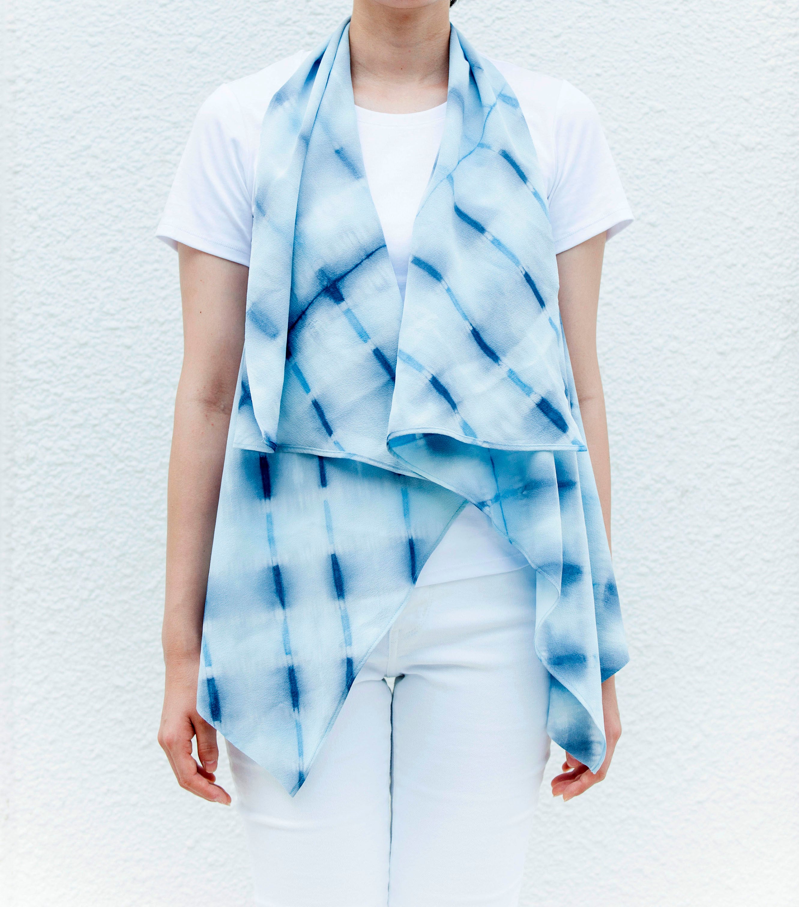 さしこエプロン【ライトグリーン×オレンジ】 | KINUNOIE Online Shop