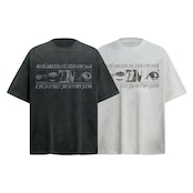 VINTAGE ストリート プリント Tシャツ T1700