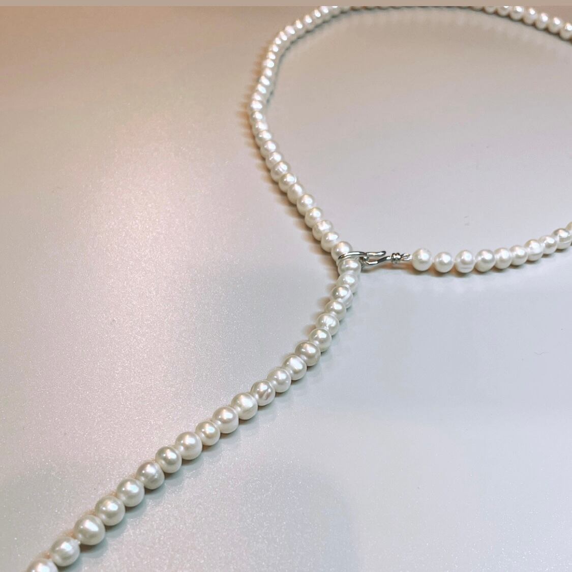 ラリエット パール ネックレス lucabeloconceito.com.br