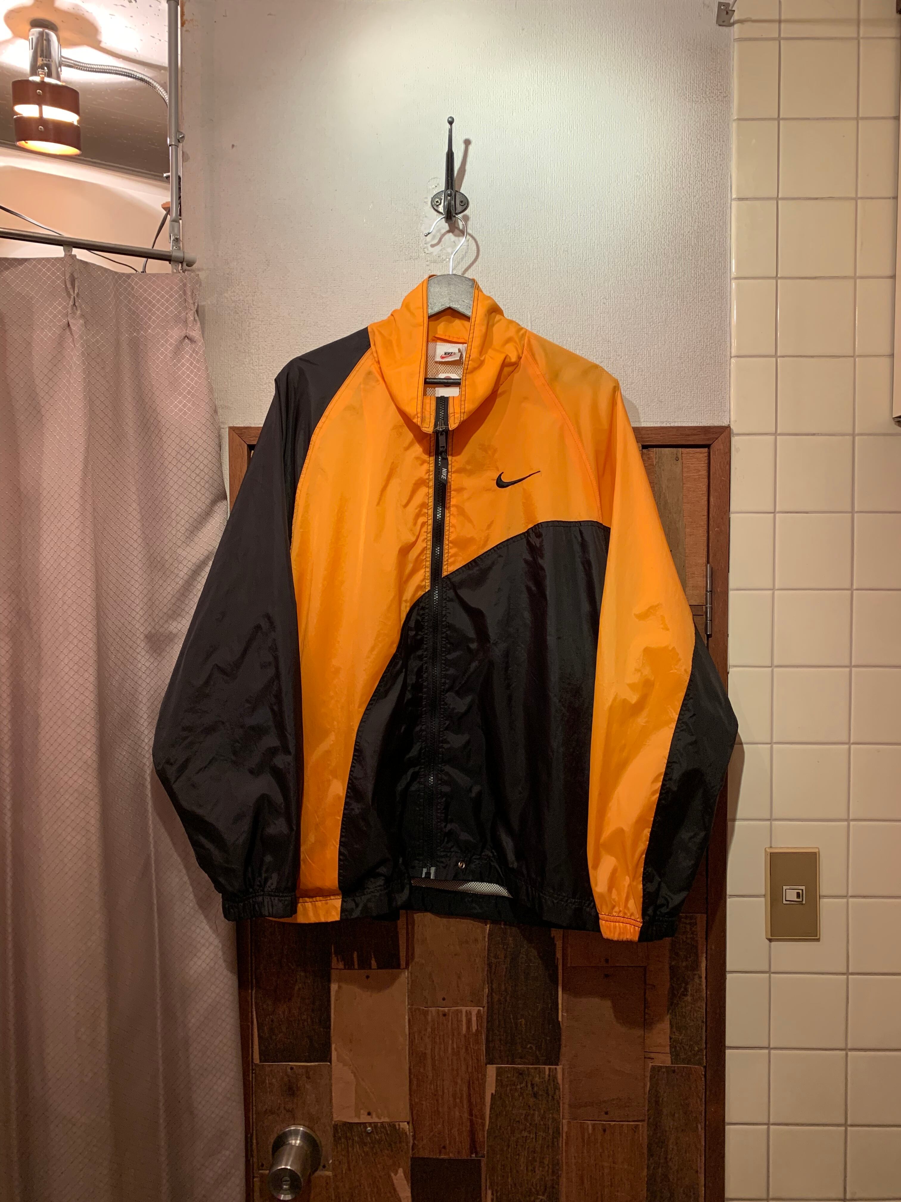 NIKE orange nylon jacket