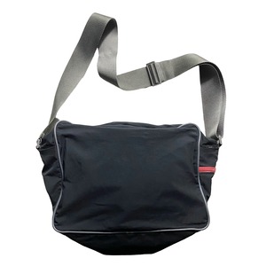 PRADA SPORT black technical fabric shoulder bag | NOIR ONLINE