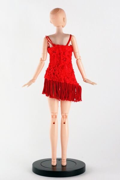 ドール服 1/6 女性用27 ラテンダンシングドレス TBS063RED MW - 画像5