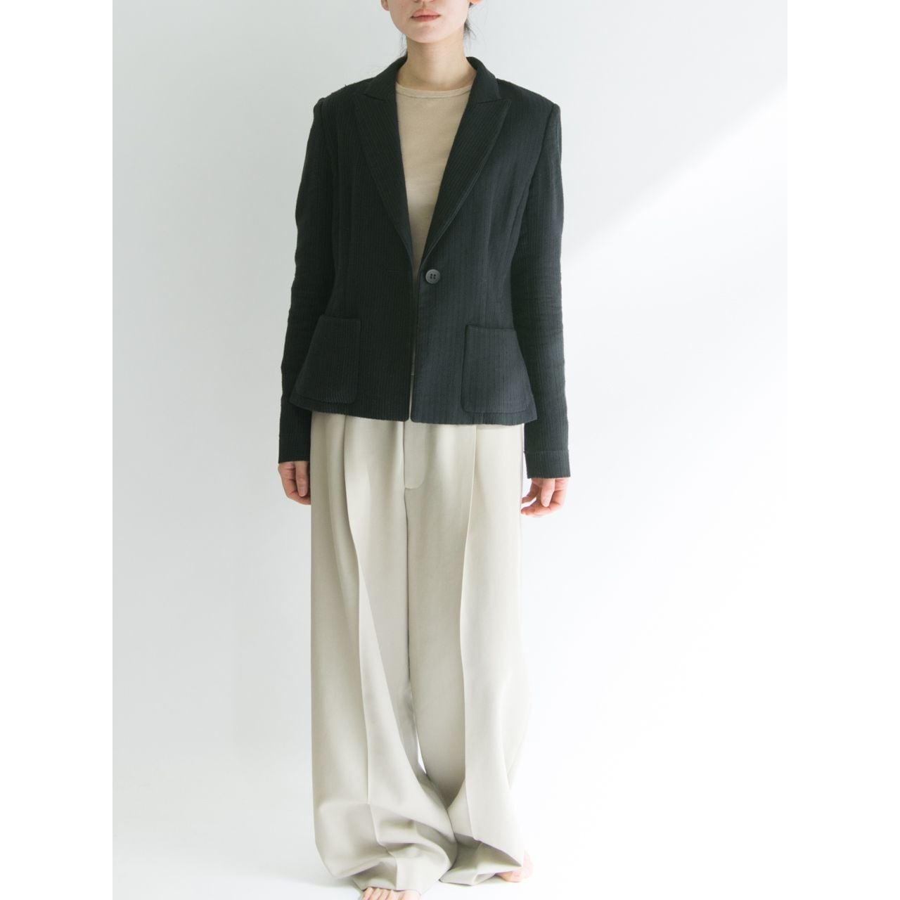 GIVENCHY BOUTIQUES】Made in Japan striped tailored jacket 
