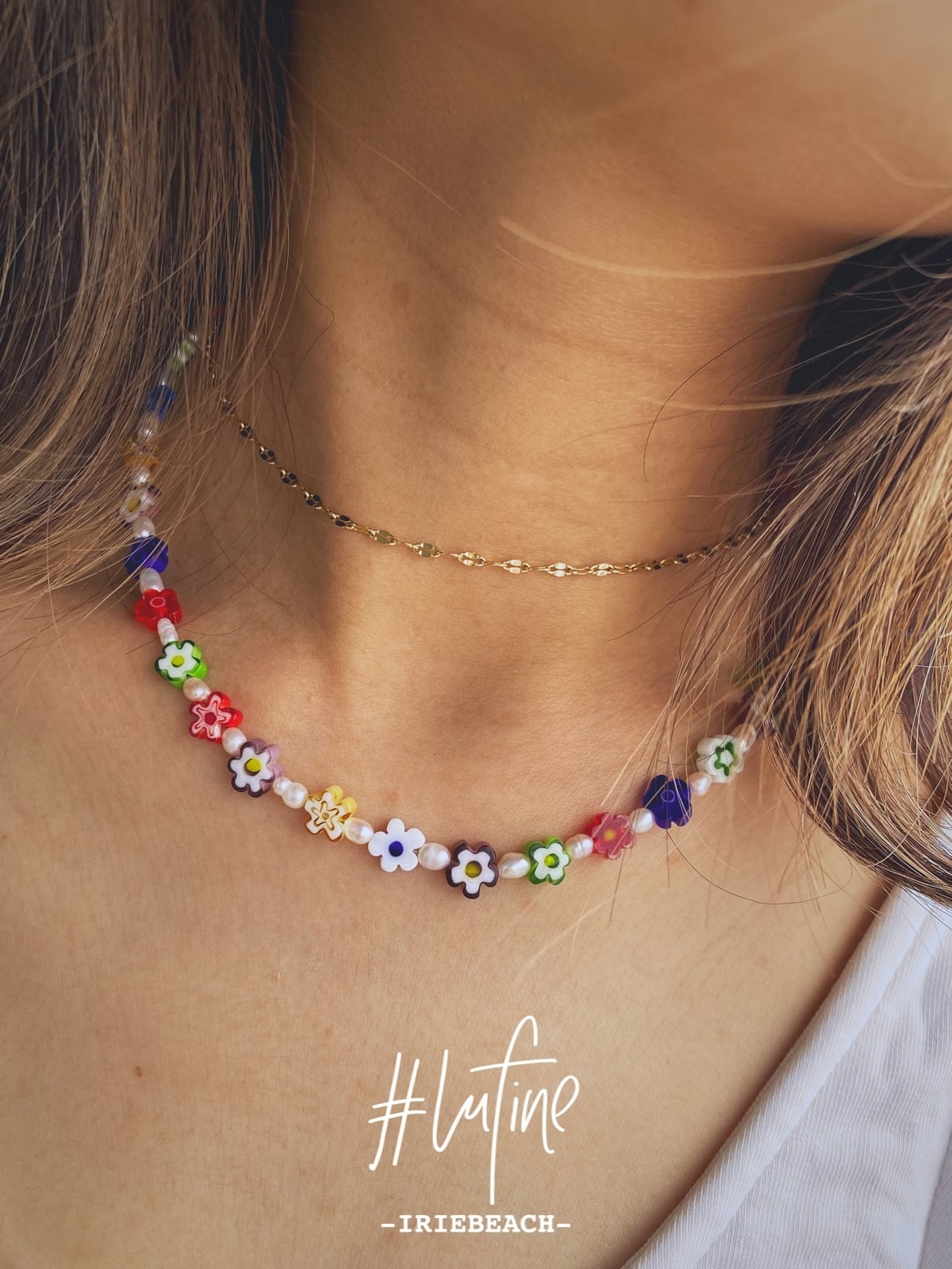 Millefiori Perl necklace | IRIEBEACH