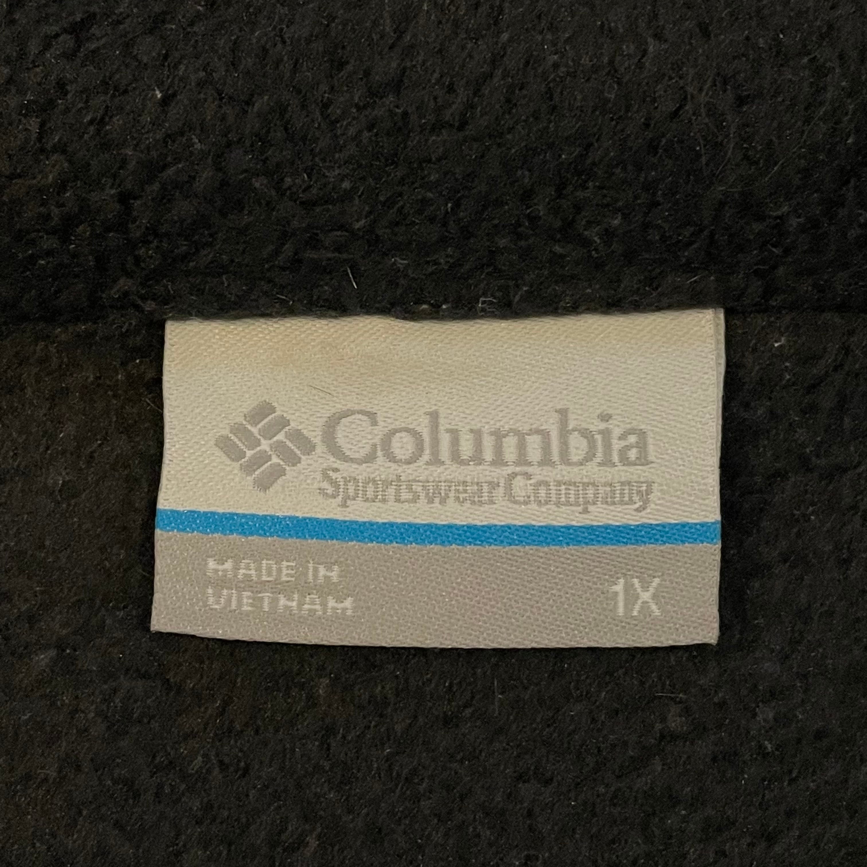 Columbia】フリースジャケット ワンポイントロゴ ジップアップ
